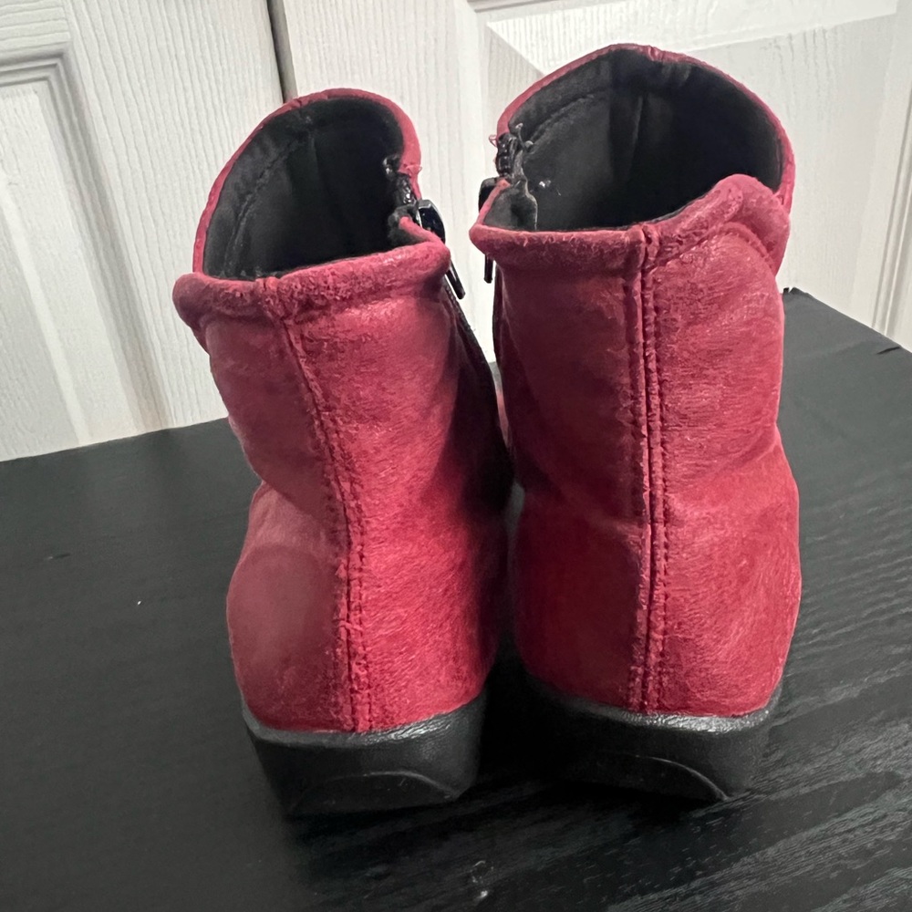 Arcopedico L19 Red Ankle Boots US 8 EU 39 - Picture 4 of 12
